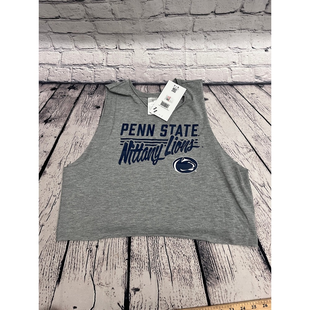 Penn‎ State Nittany Lions ZOOZATZ Women's Cropped Tank Top, Size Small